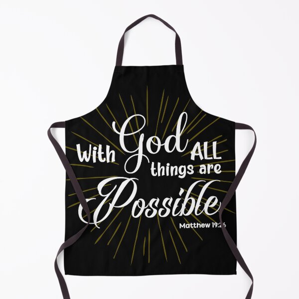 Item preview, With God All Things Are Possible (Matthew 19:26) – Inspirational Faith-Based Design designed and sold by DailyStrength.