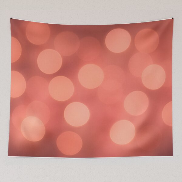 Item preview, Soft coral bokeh light background designed and sold by SassyArtistry.
