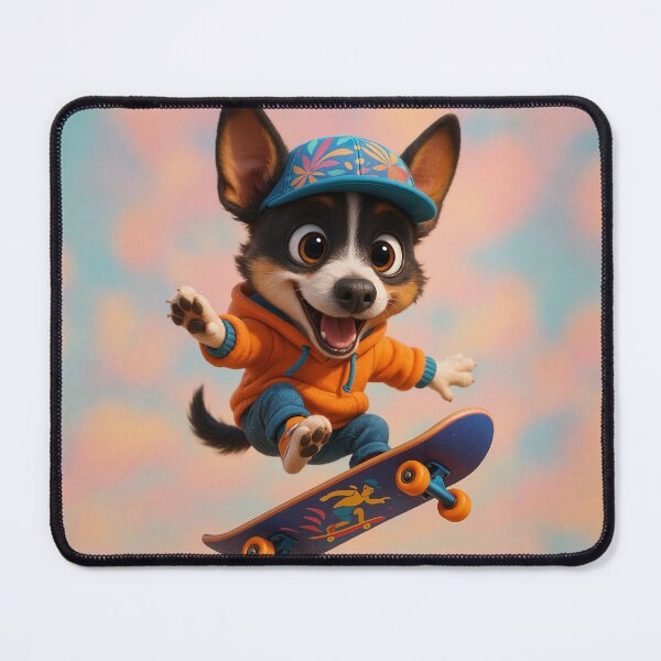 Item preview, Skater Rat Terrier designed and sold by Sillytoe.