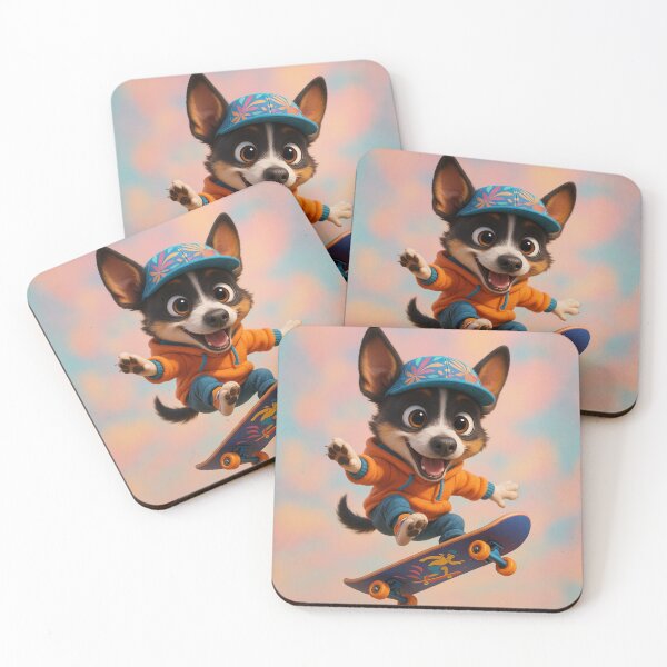 Item preview, Skater Rat Terrier designed and sold by Sillytoe.