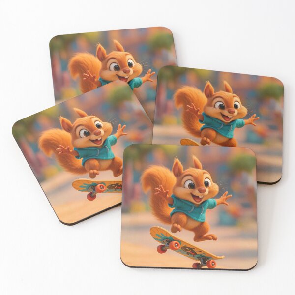 Item preview, Skater Red Squirrel 1 designed and sold by Sillytoe.