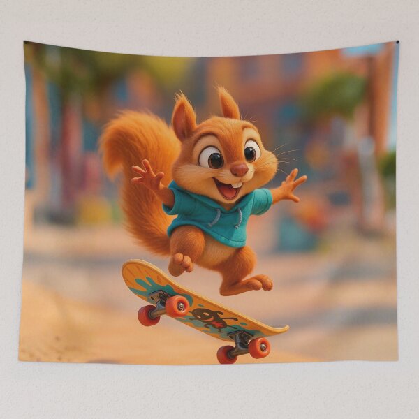 Item preview, Skater Red Squirrel 1 designed and sold by Sillytoe.