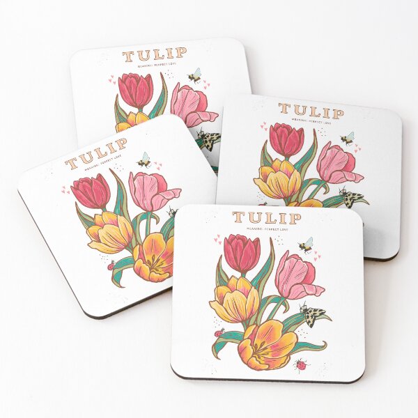 Aperçu de l'œuvre Tulipe – Illustration de fleur d'amour parfait créée et vendue par CapyToon.