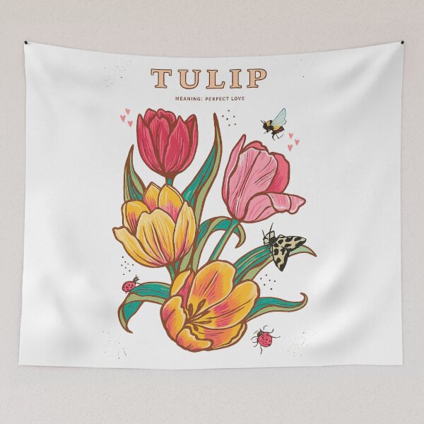 Item preview, Tulip – Perfect Love Flower Illustration designed and sold by CapyToon.