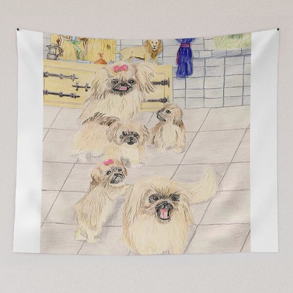 Item preview, Pekingese Family designed and sold by pinkyjainpan.