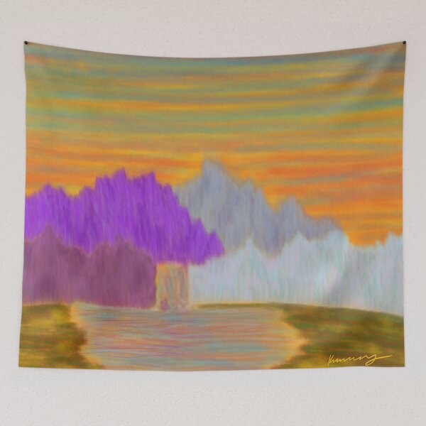 Item preview, Purple Falls  designed and sold by Lefty-by-Necess.