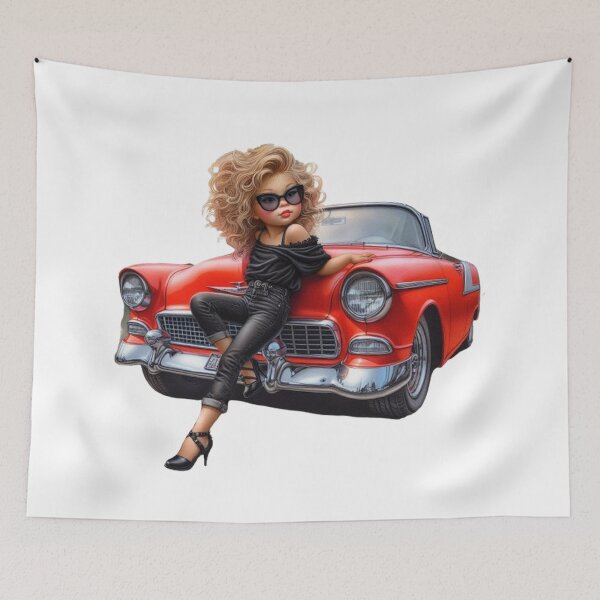 Item preview, "Retro Glamour: Charm and Audacity of Pin-Ups” designed and sold by CHRIST5000.