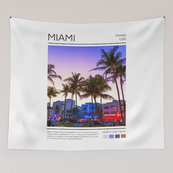 Item preview, Miami - Florida - USA - Photography designed and sold by StudioRedKoala.