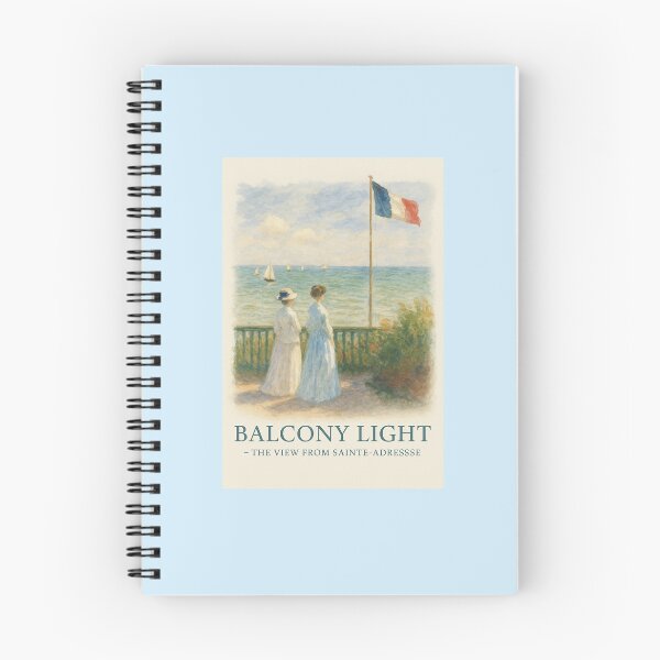 Artikelvorschau, Balkonlicht – Der Blick von Sainte-Adresse entworfen und verkauft von Novel Works Studio.