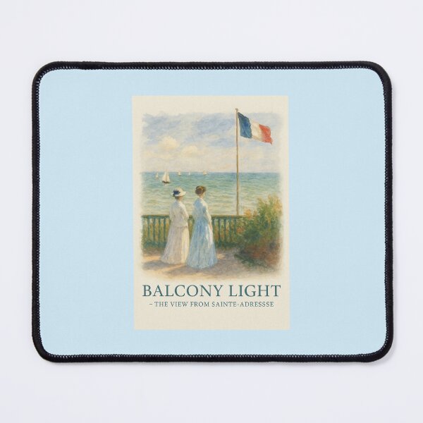 Item preview, Balcony Light – The View from Sainte-Adresse designed and sold by Novel Works Studio.