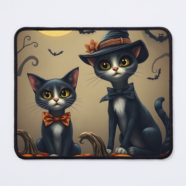 Item preview, Copy of Cute Halloween Cats and Carved Pumpkins designed and sold by artedamensagem.