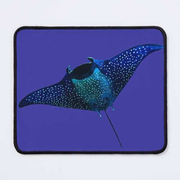 Item preview, Glow-in-the-Dark Sea Life | Aesthetic Aquatic Stingray Art designed and sold by Caira-Design.