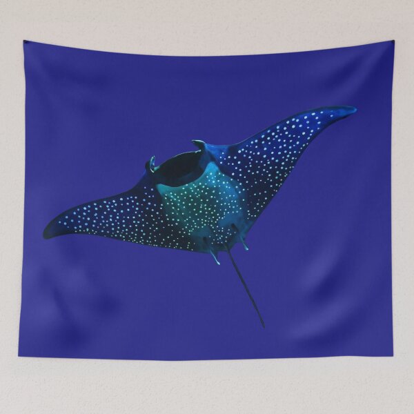 Item preview, Glow-in-the-Dark Sea Life | Aesthetic Aquatic Stingray Art designed and sold by Caira-Design.