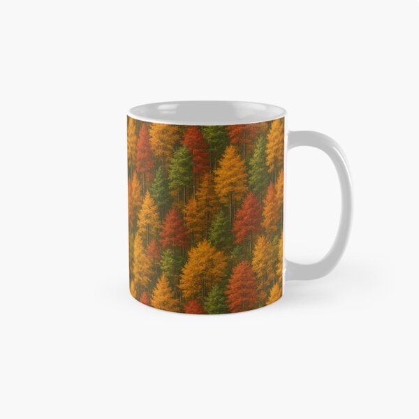 Aperçu de l'œuvre Forêt dorée d'automne – Motif d'arbre d'automne sans couture créée et vendue par TheRealJoshD.