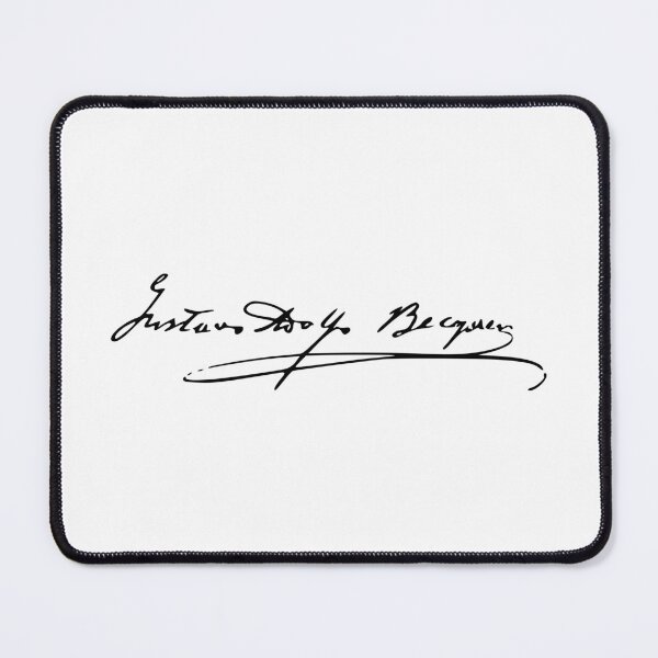 Item preview, Signature of Gustavo Adolfo Bécquer designed and sold by Filologica.