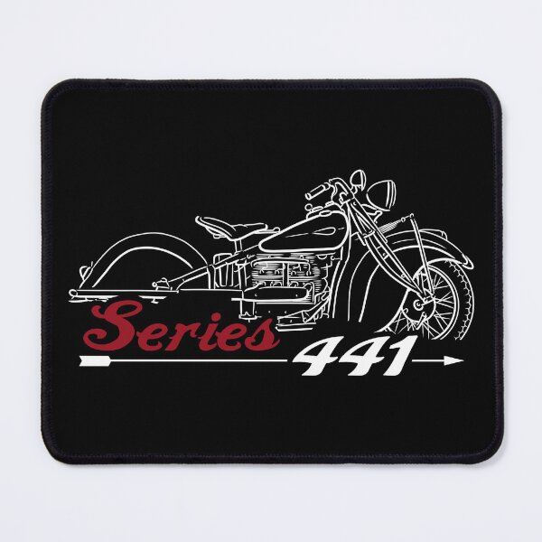Item preview, Vintage American Motorcycles Series 441 1936-1941 for bikers designed and sold by ThrottleArts.