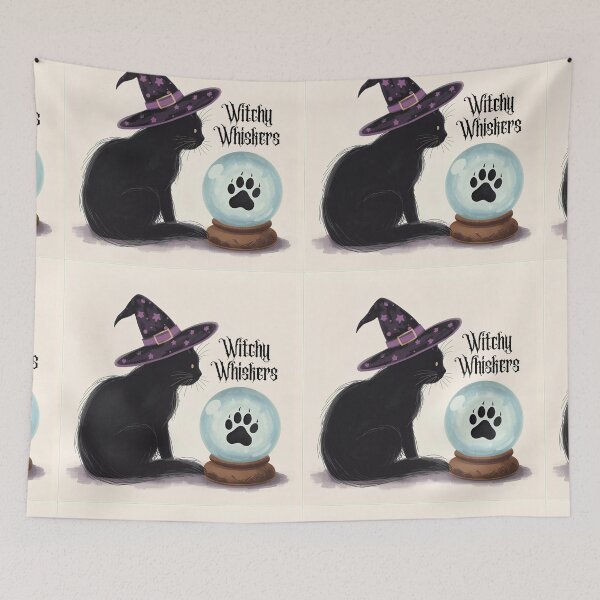 Item preview, Witchy Whiskers designed and sold by PetJoyPrintsCO.