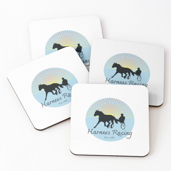 Item preview, Harness Racing Silhouette Sunset designed and sold by S Schwartz Studio.