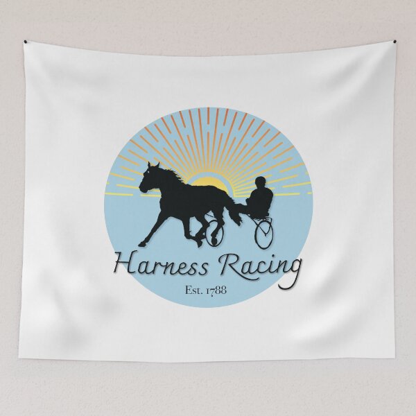 Item preview, Harness Racing Silhouette Sunset designed and sold by S Schwartz Studio.
