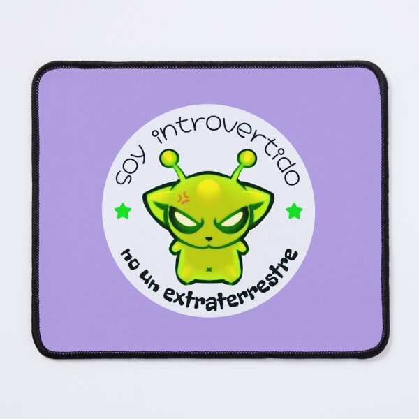 Item preview, I'm an Introvert Not a Martian Sticker Español Spanish Ver. designed and sold by browniebazooka.