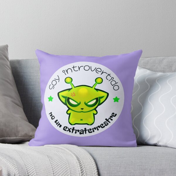 Item preview, I'm an Introvert Not a Martian Sticker Español Spanish Ver. designed and sold by browniebazooka.