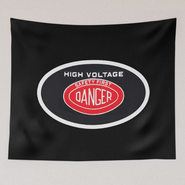 Item preview, Vintage High Voltage - Safety First - Danger designed and sold by QuayTradingCo.