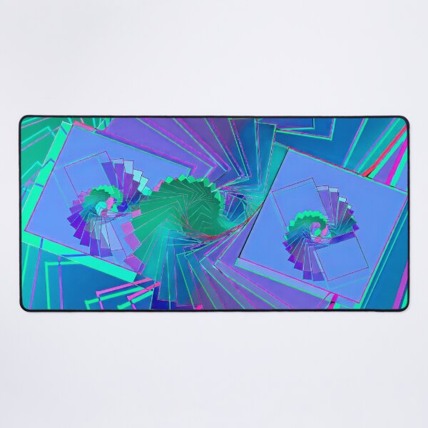 Item preview, Cascade-Aquamarine, Fine Art Designs, abstract designed and sold by Lycanth.
