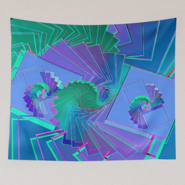 Item preview, Cascade-Aquamarine, Fine Art Designs, abstract designed and sold by Lycanth.