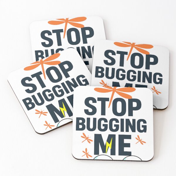 Item preview, Stop Bugging Me – Funny Minimalist Design designed and sold by Omikook.