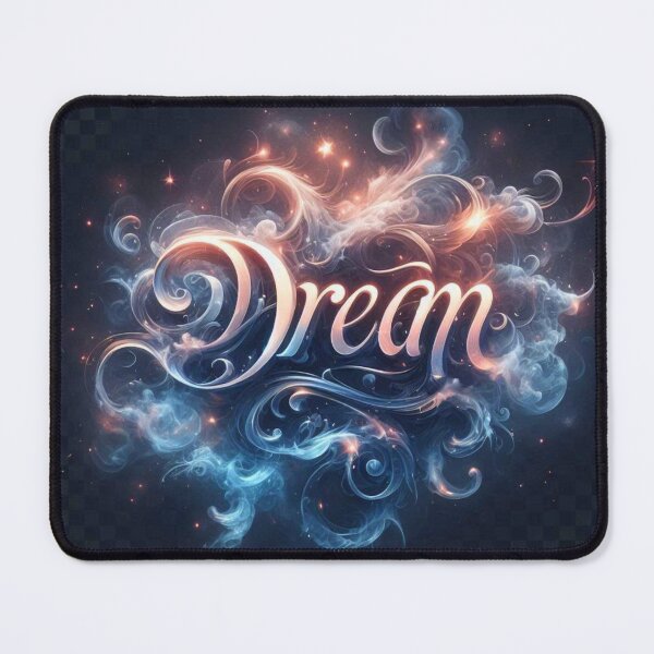 Item preview, Dream- cosmic glow typography- t-shirt design designed and sold by WF-Studio.