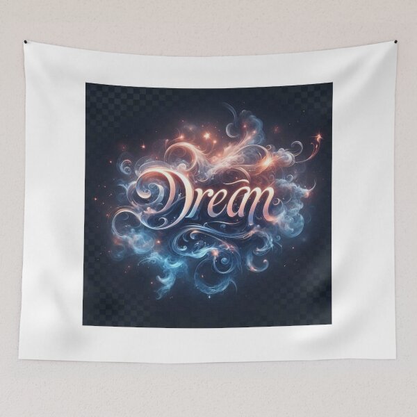 Item preview, Dream- cosmic glow typography- t-shirt design  designed and sold by WF-Studio.