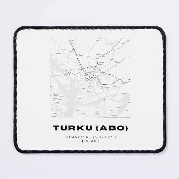 Item preview, Turku (Åbo) Finland Map | Historic City Scandinavian Poster designed and sold by RM-Journey.