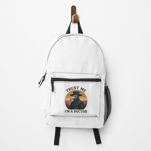 Item preview, Trust Me, I’m a Doctor – Vintage Plague Doctor Retro Sunset Design designed and sold by DailyDrivesct.