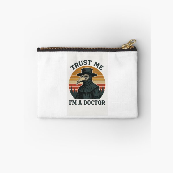 Item preview, Trust Me, I’m a Doctor – Vintage Plague Doctor Retro Sunset Design designed and sold by DailyDrivesct.
