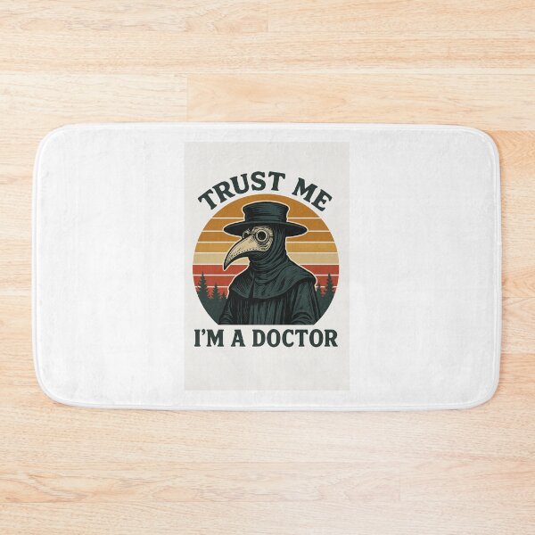Item preview, Trust Me, I’m a Doctor – Vintage Plague Doctor Retro Sunset Design designed and sold by DailyDrivesct.