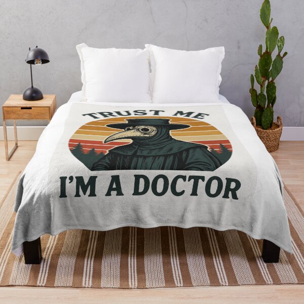 Item preview, Trust Me, I’m a Doctor – Vintage Plague Doctor Retro Sunset Design designed and sold by DailyDrivesct.