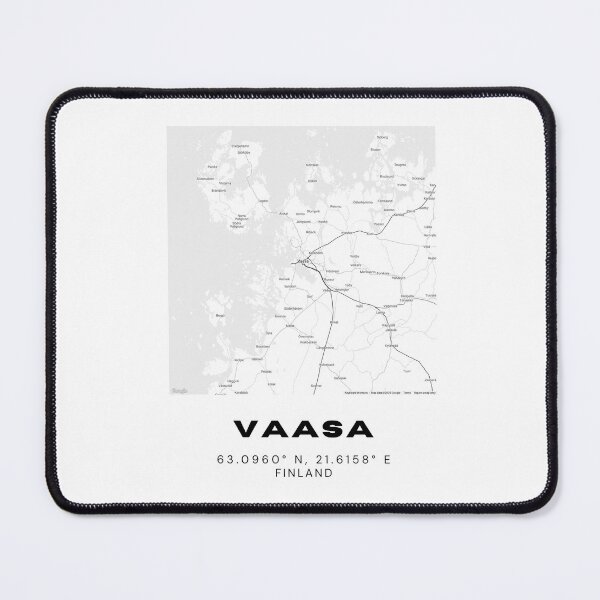 Item preview, Vaasa Finland Minimalist Map | Coastal Nordic Poster designed and sold by RM-Journey.