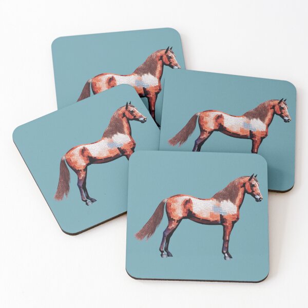 Item preview, horse mosaic designed and sold by designmari.