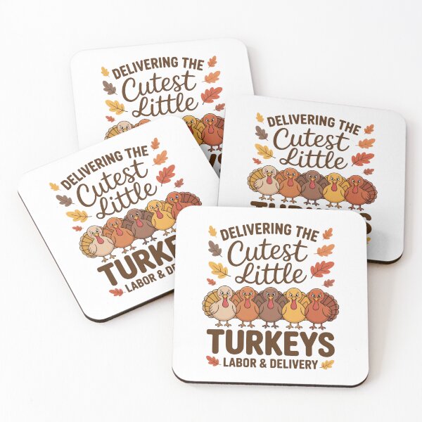 Item preview, Delivering The Cutest Turkeys Labor & Delivery Thanksgiving designed and sold by Gogetgiggles.