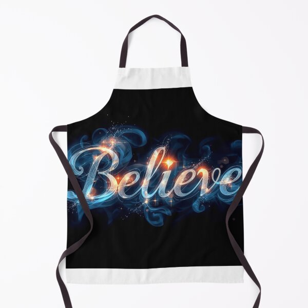 Item preview, Believe — Cosmic Glow Typography Art designed and sold by WF-Studio.