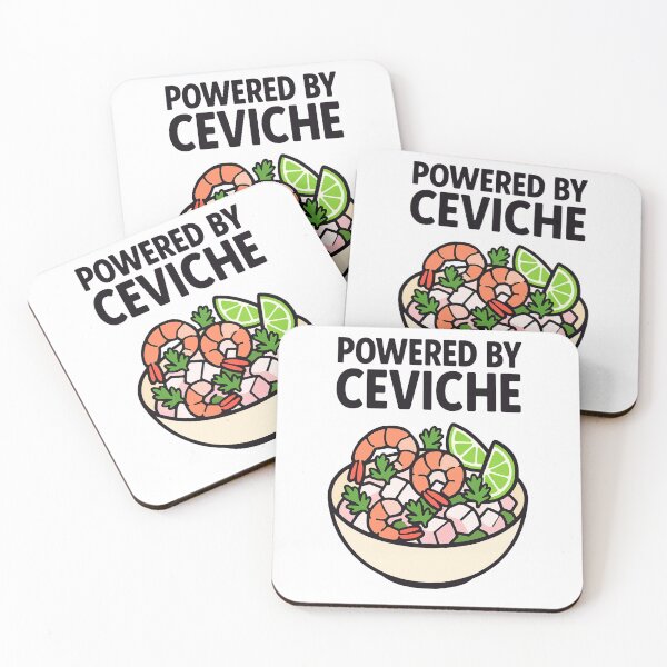 Item preview, Ceviche - Minimalist Foodie designed and sold by Sarcastic designs.