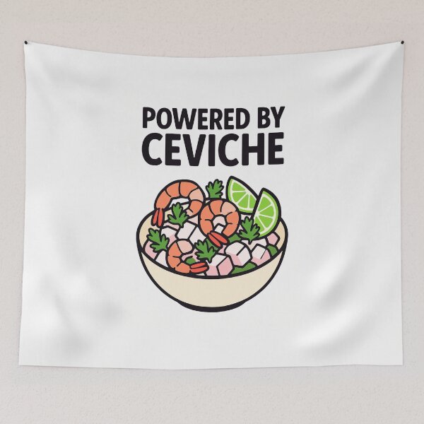 Item preview, Ceviche - Minimalist Foodie designed and sold by Sarcastic designs.
