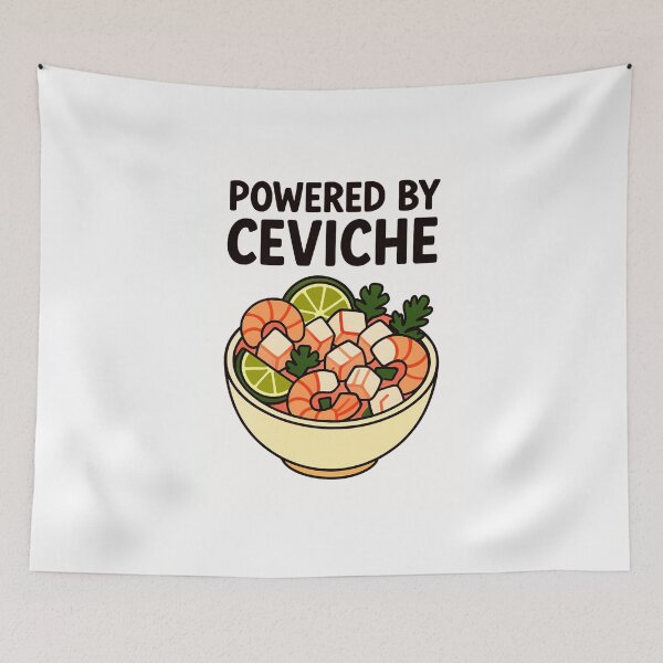 Item preview, Ceviche - Minimalist Foodie designed and sold by Sarcastic designs.
