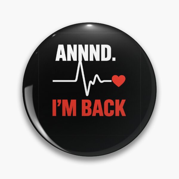Item preview, Annnd... I’m Back Heartbeat Revival Tee designed and sold by DailyDrivesct.
