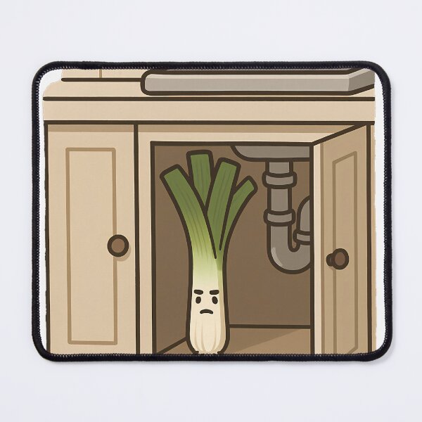 Item preview, The Very Serious Leek Under the Sink designed and sold by designsbyhw.