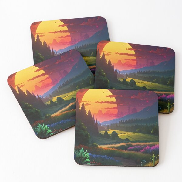 Item preview, Paisaje, Atardecer de Verano designed and sold by ART-WORLD-VIMO.