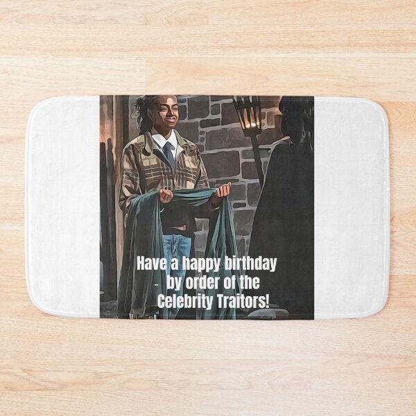 Item preview, Celebrity Traitors Cat Burns Happy Birthday  designed and sold by JustforLaughs1.