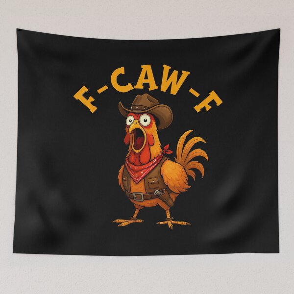 Artikelvorschau, Lustiges F-Caw-F-Huhn Fcawf-Huhn Halloween entworfen und verkauft von merlinnears.