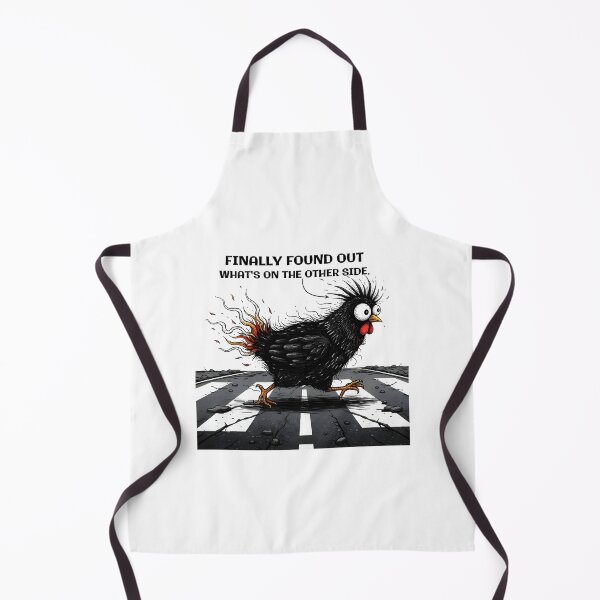 Item preview, Funny Chicken Crossing the Road Meme designed and sold by GrumpyCrudly.