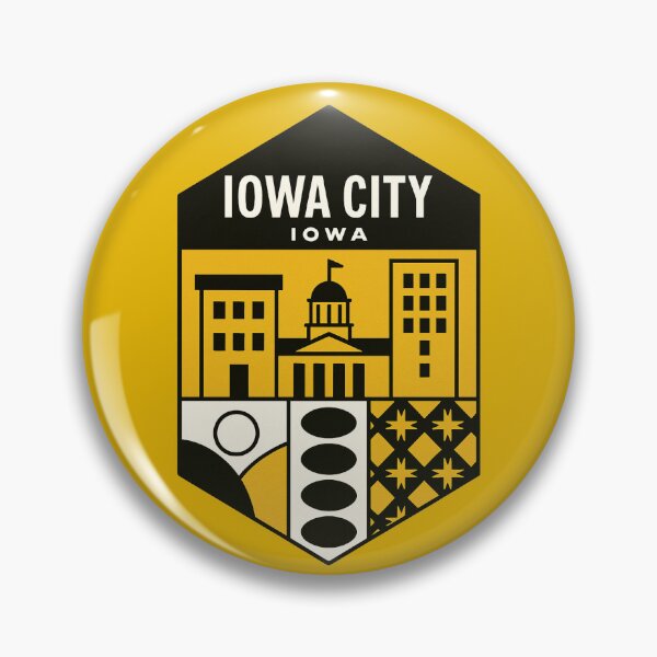 Item preview, Iowa City  designed and sold by Broken Antler Designs .